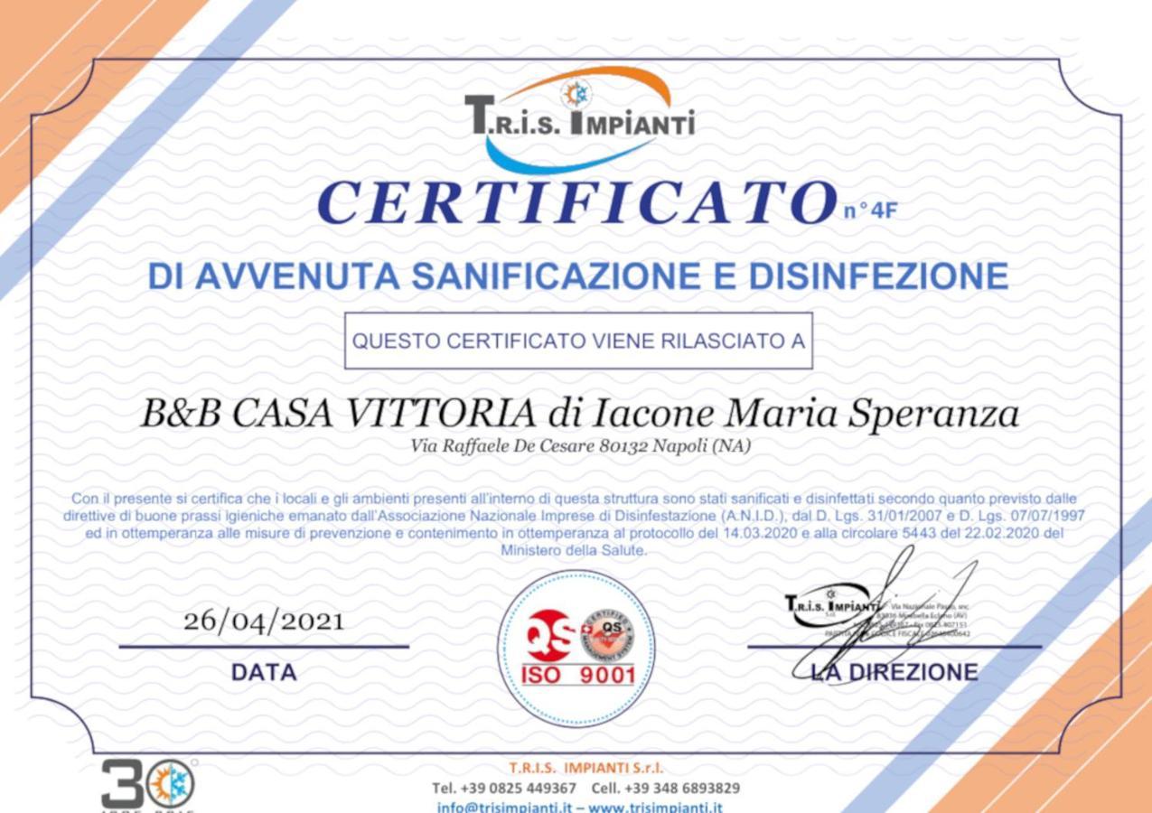 Casa Vittoria Napoli - Santa Lucia Bed and Breakfast Eksteriør billede